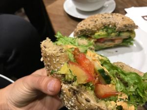 Avo bagel at Coffee Fellows - Kaiserstr in Frankfurt