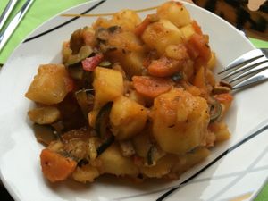 potato stew at Veganerie Mundgruen  in Mannheim