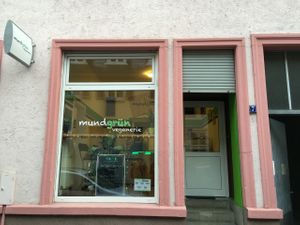 store front at Veganerie Mundgruen  in Mannheim