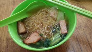 Food at Sen Ji Mei Wei Vegetarian - Wan Tan Mee - Jelutong in Penang