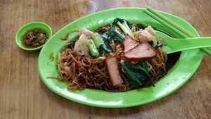 Food at Sen Ji Mei Wei Vegetarian - Wan Tan Mee - Jelutong in Penang