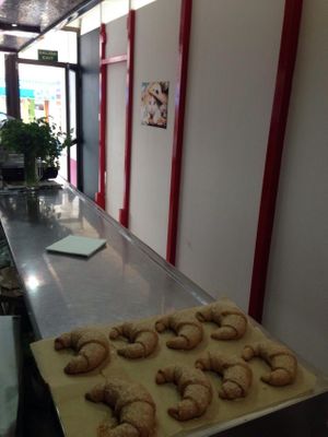 Vegan croissant  at BioKarma in Ibiza