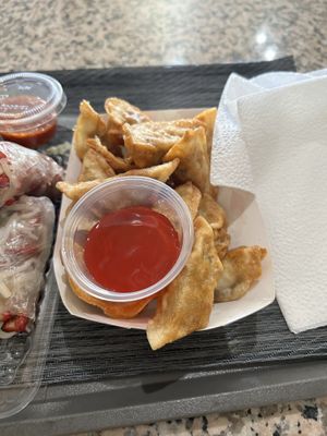 Cold fried dumplings   at Tofoo Com Chay in San Jose