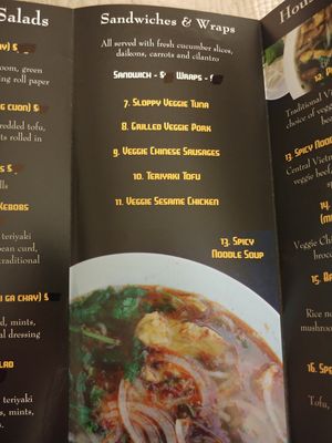 Menu 3 of 6 at Tofoo Com Chay in San Jose