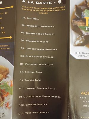 Menu 6 of 6 at Tofoo Com Chay in San Jose