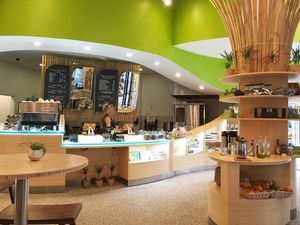 Inside the Café at Newtree Cafe - California St in San Francisco