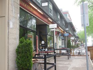 Salvatore's exterior, May 2022 at Salvatore's  in Halifax