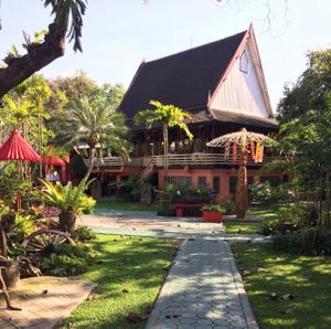 Beautiful setting at The Whole Earth in Chiang Mai