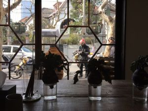 eating table at the counter at Gwen's Jiang - Takeaway in Shanghai