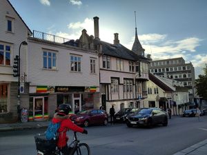 Outside at Gadja Etiopisk in Stavanger