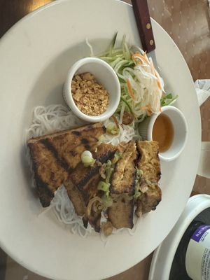 BBQ tofu vermicelli noodles  at Saigon Village in Chincoteague
