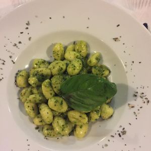 vegan gnocchi  at La Zagara in Taormina