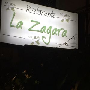 sign at La Zagara in Taormina