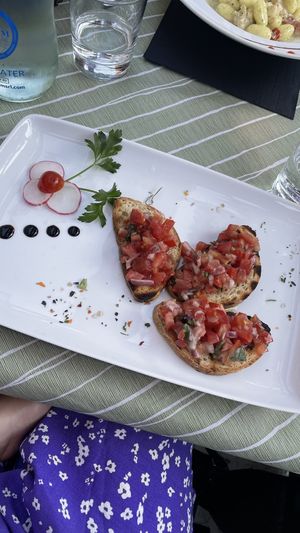 Bruschetta  at La Zagara in Taormina