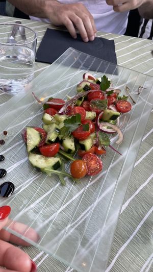 Sicilian salad  at La Zagara in Taormina