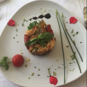 A small portion for €9 at La Zagara in Taormina