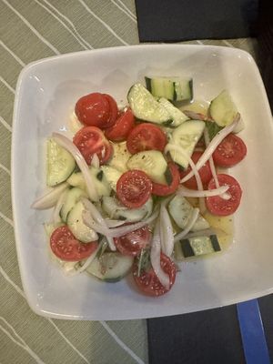 Sicilian salad  at La Zagara in Taormina