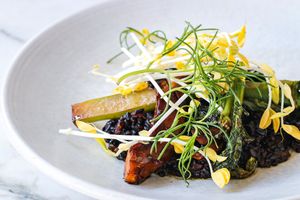 Trumpet Mushroom at Plant Food + Wine in Los Angeles