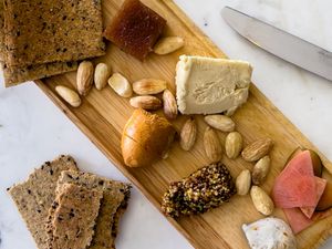 Artisan Plant Cheese Board at Plant Food + Wine in Los Angeles