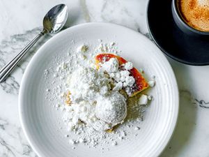 Coconut Banana Cream Pie at Plant Food + Wine in Los Angeles