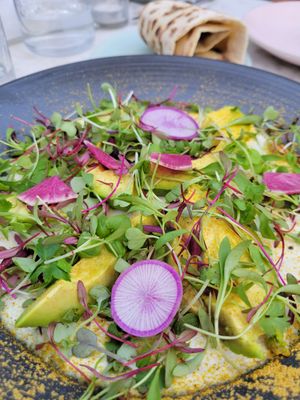 Avocado Tikka at Plant Food + Wine in Los Angeles