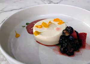 OLIVE OIL PANNA COTTA
Summer Berries at Plant Food + Wine in Los Angeles
