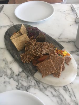 “Cheese” Board at Plant Food + Wine in Los Angeles