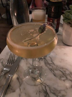 Wine cocktail at Plant Food + Wine in Los Angeles