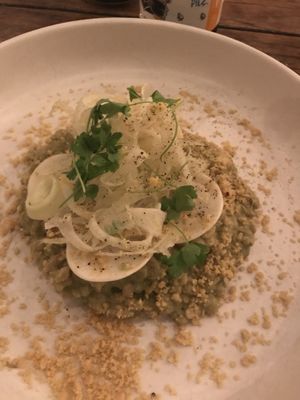 Barley Risotto  at Plant Food + Wine in Los Angeles