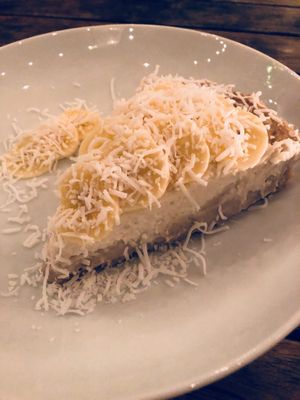 Coconut Cream Pie – Macadamia Crust, Banana

 at Plant Food + Wine in Los Angeles