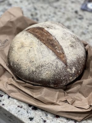 Sasquatch Sourdough - delicious and only $5  at Farmer's Market in San Luis Obispo