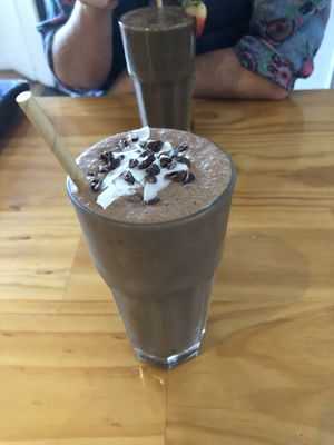 Superhero and antioxidant smoothies at Day Kitty in Warrnambool