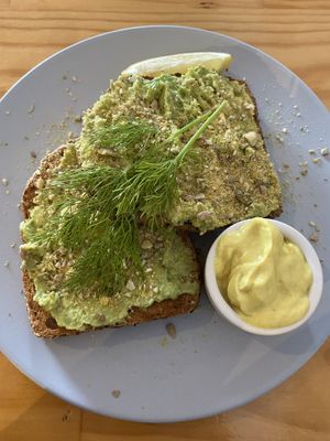 Vegan smashed arvo at Day Kitty in Warrnambool