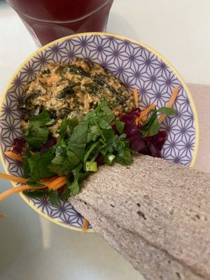 Seaweed salade  at Le Botaniste in Ghent