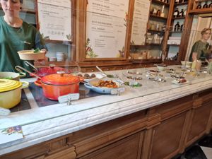 The good food waiting 😉 at Le Botaniste in Ghent