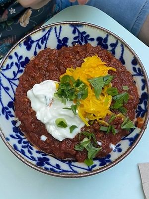 Chili sin carne bowl  at Le Botaniste in Ghent