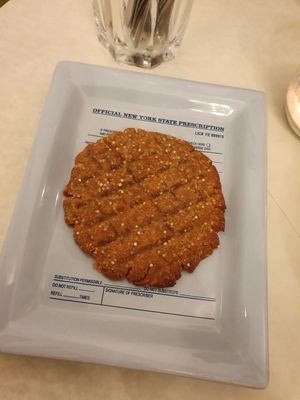 Quinoa Peanut Butter Cookie at Le Botaniste in Ghent