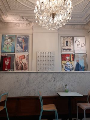 Postered wall at Le Botaniste in Ghent