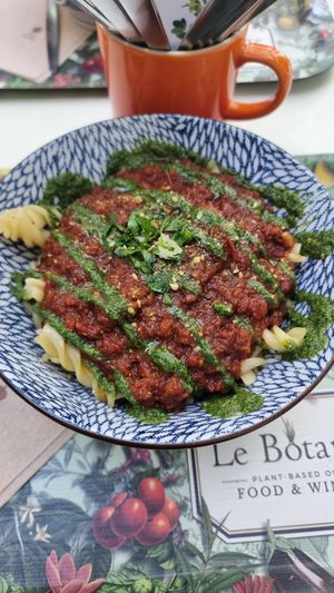 Pasta Bolognese at Le Botaniste in Ghent