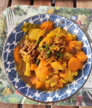 Vegetable tajine at Le Botaniste in Ghent