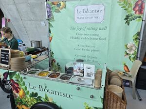 Foodstall at Vegan Afairs, Bruges, Oct 2024 at Le Botaniste in Ghent