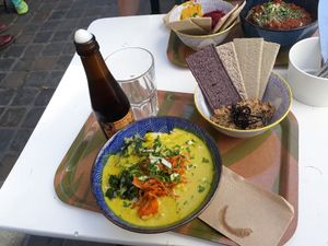 Lunch menu at Le Botaniste in Ghent