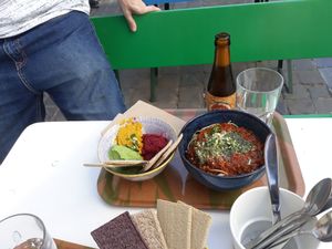 Lunch menu at Le Botaniste in Ghent