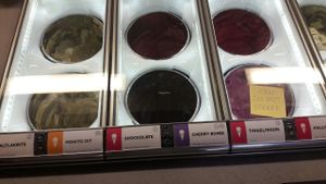 An example of flavours  at Köld in Malmo