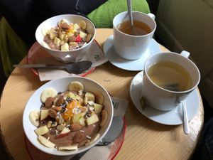 Delicious smoothie bowls!  at nimmersatt in Vienna