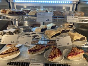 Desserts  at Country Life Restaurant in Prague