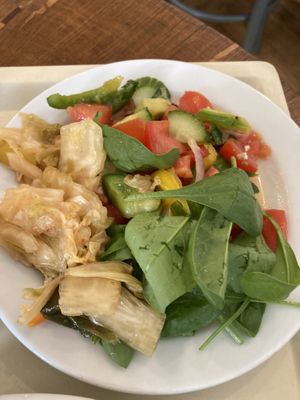 Salads   at Country Life Restaurant in Prague