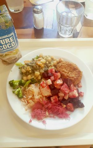 What I had at Country Life Restaurant in Prague