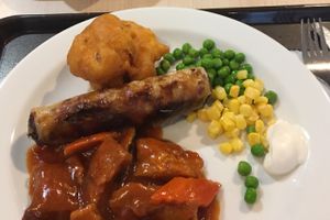 worked out to about £7 for the two of us, tasty! at Country Life Restaurant in Prague