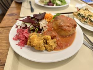 Buffet   at Country Life Restaurant in Prague